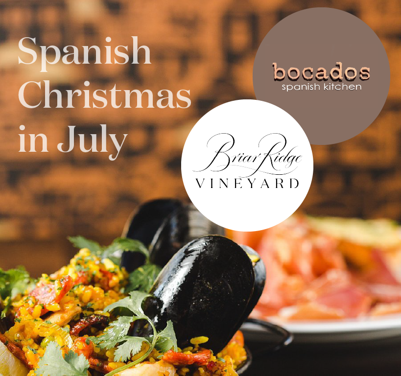 Briar Ridge Vineyard Event Bocados Spanish Christmas in July